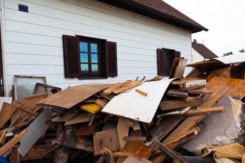 Satisfied homeowner with a decluttered garage